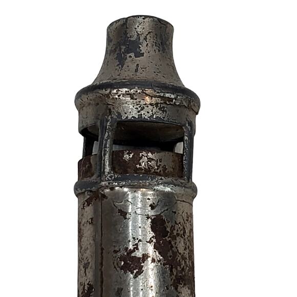 Metal Whistle Train Conductor, Ship, Police Made in Japan 4 3/4" - Picture 2 of 9
